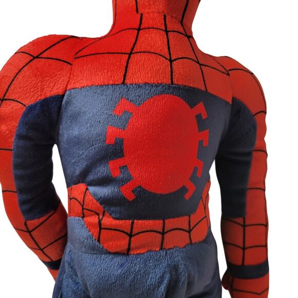 27" Spider-Man Plush Pillow Marvel Jay Franco Stuffed Superhero Toy Red Blue - Picture 11 of 16